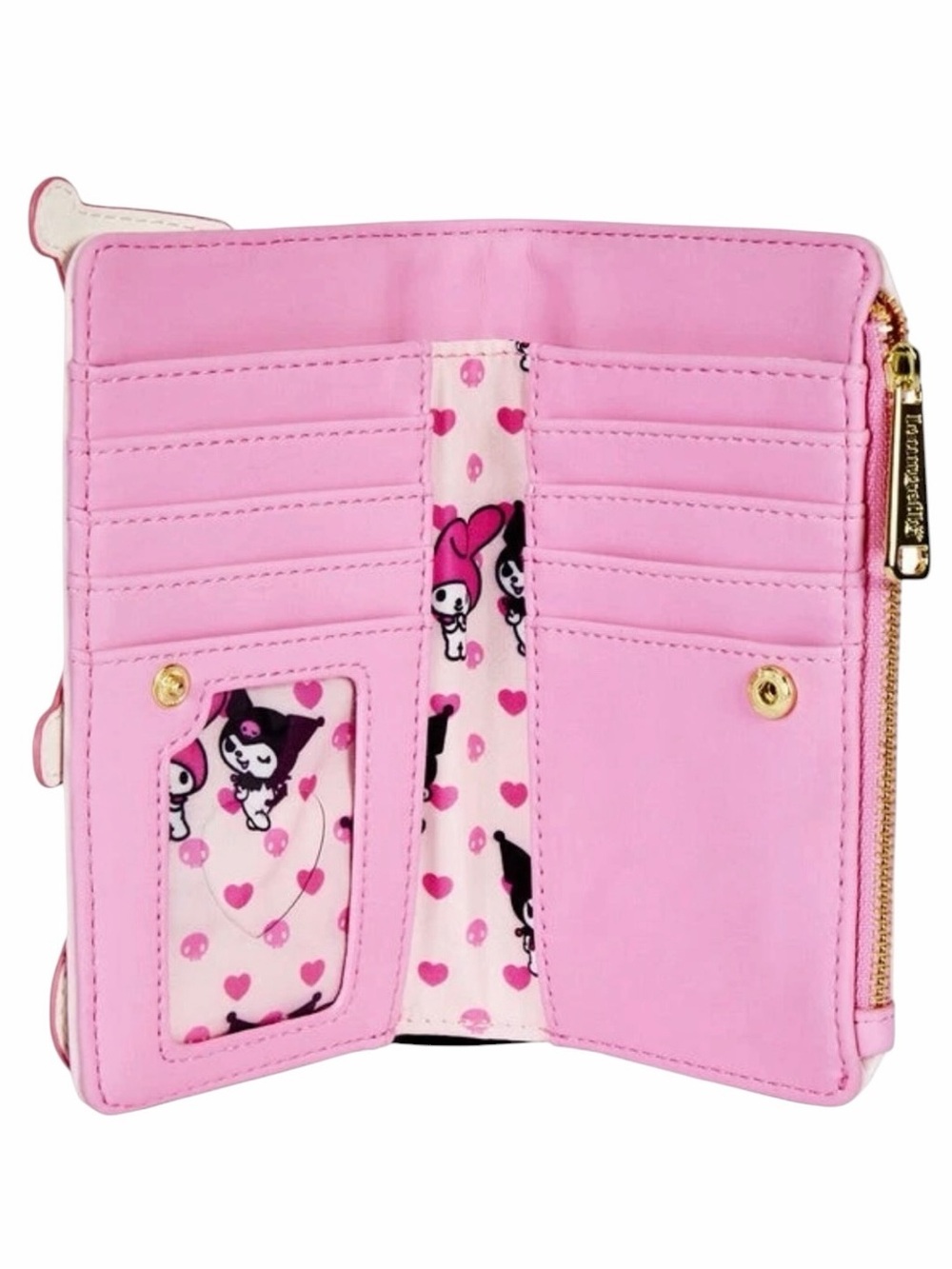 Loungefly Sanrio My Melody and Kuromi Flap Wallet NEW OFFICIAL SANRIO NWT - Picture 4 of 6